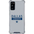 NFL Dallas Cowboys Silver Performance Series Galaxy S20 FE Clear Case